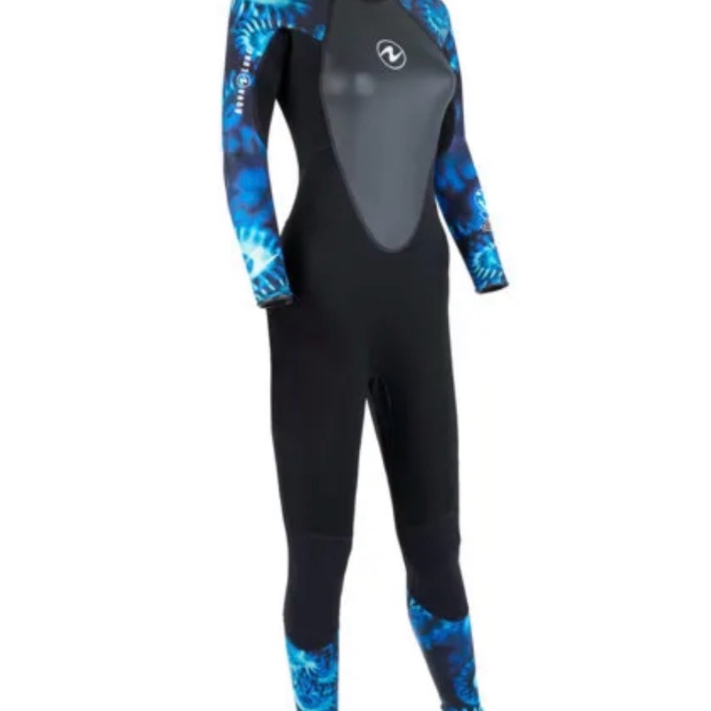 Women's Aqualung Coral Guardian Blue and Black Wetsuit